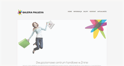 Desktop Screenshot of galeriapalucka.pl